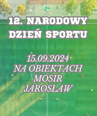 NARODOWY DZIEŃ SPORTU – 15.09.2024