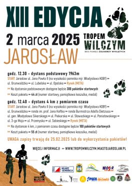 02.03.2025 – XIII EDYCJA BIEGU „TROPEM WILCZYM”