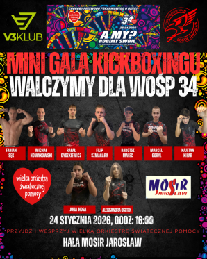 24.01 -MINI GALA KICKBOXINGU W RAMACH WOŚP